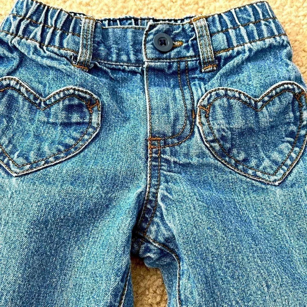 Set of (2) Toddler Blue Jeans Bundle- Jordache and Carter’s - Size 2T